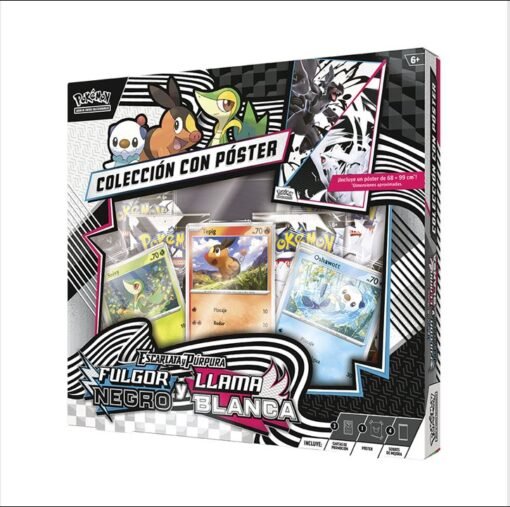 Caja de Colección con póster Llama blanca y Fulgor Negro
