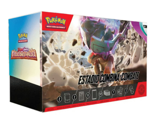 Estadio Combina y Combate Evoluciones en Paldea Pokemon español