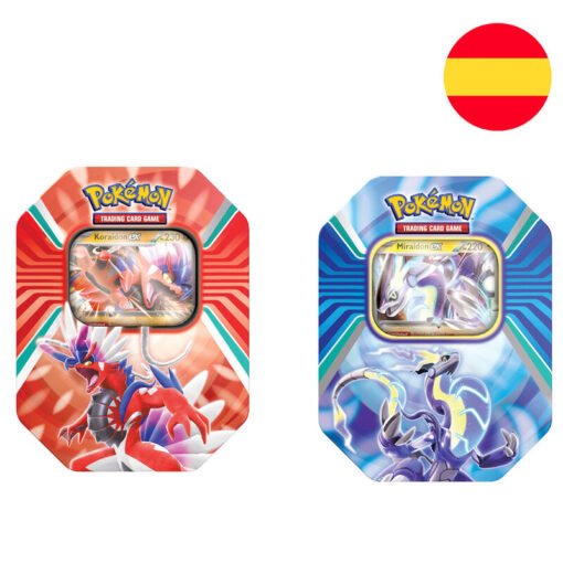 Latas Koraidon y Miraidon ex Paldea