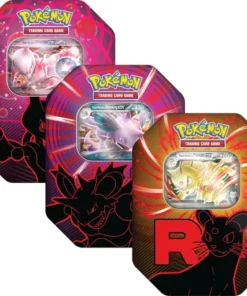 Latas Escarlata y purpura Team rocket