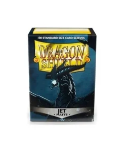 Fundas Standard Matte Negro Jet (100 fundas) Dragon Shield