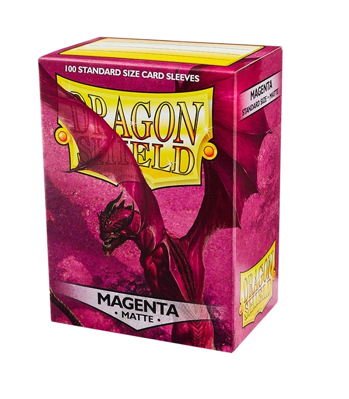 Fundas Standard Matte Magenta (100 fundas) Dragon Shield.