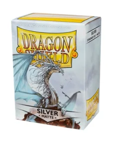 Fundas Standard Matte Plata (100 fundas) Dragon Shield.