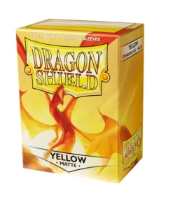Fundas Standard Matte Amarillo (100 fundas) Dragon Shield.
