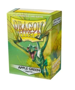 Fundas Standard Matte Verde Manzana (100 fundas) Dragon Shield.