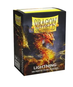 Fundas Standard Dual Matte Lightning Ailia Amarillo (100 fundas) Dragon Shield.