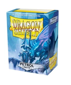Fundas Standard Matte Azul Petróleo (100 fundas) Dragon Shield.