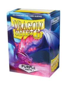 Fundas Standard Matte Morado (100 fundas) Dragon Shield.