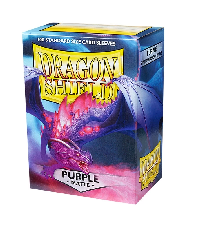 Fundas Standard Matte Morado (100 fundas) Dragon Shield.