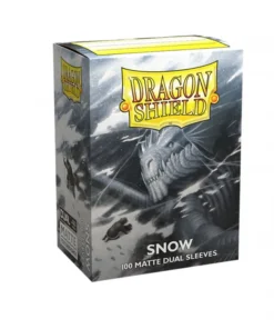 Fundas Standard Dual Matte Snow Nirin Blanco (100 fundas) Dragon Shield