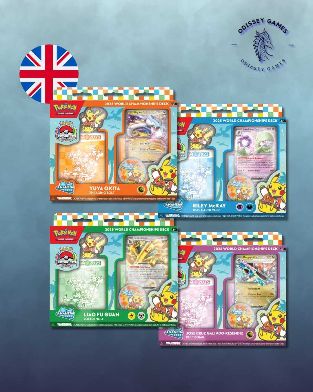 PACK 4 MAZOS WC 2025 INGLES
